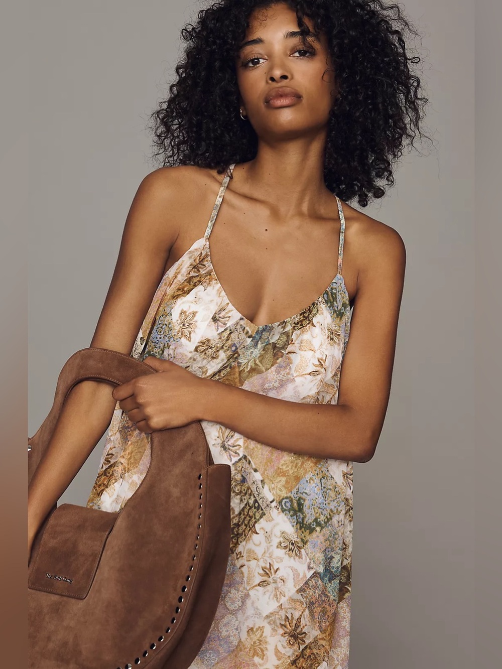 NWT Avec Les Filles Paisley Maxi Dress - Picture 2 of 12